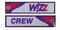 Keyholder with Wizz on one side and (Wizz Air) crew on other side